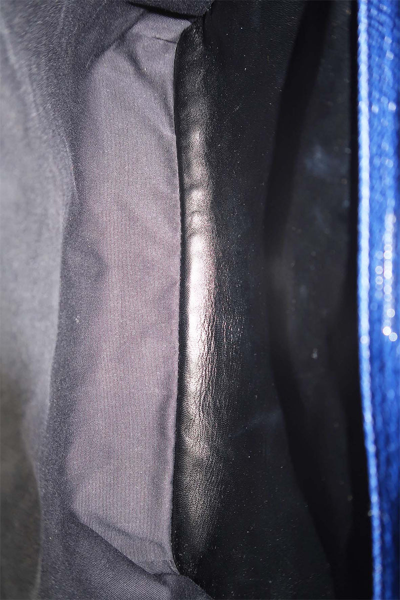 Close-up of Large bags hardware and fine stitching