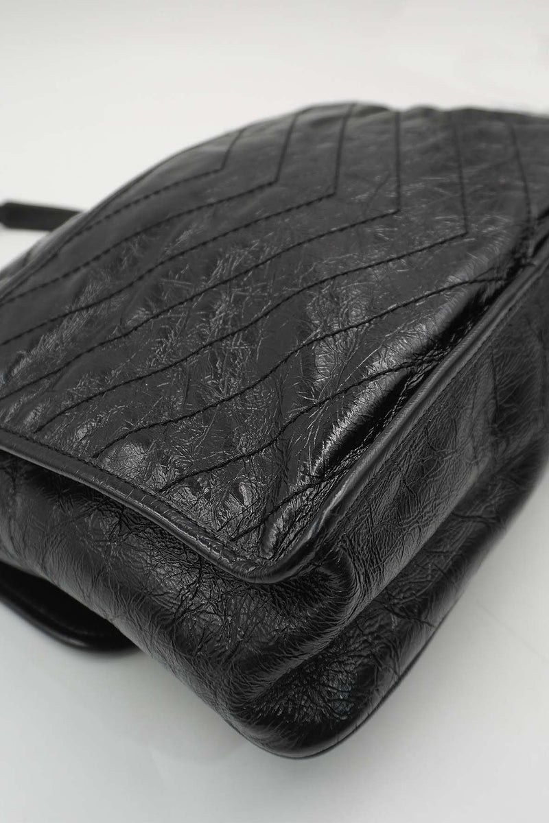 Close-up of Large bags hardware and fine stitching