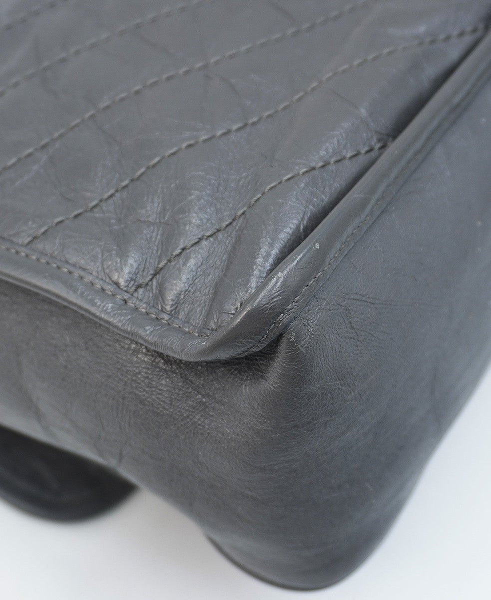 Close-up of Large bags hardware and fine stitching
