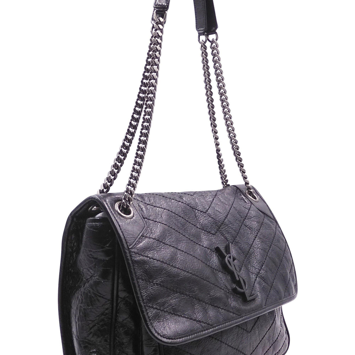 Large premium bags detail and craftsmanship close-up