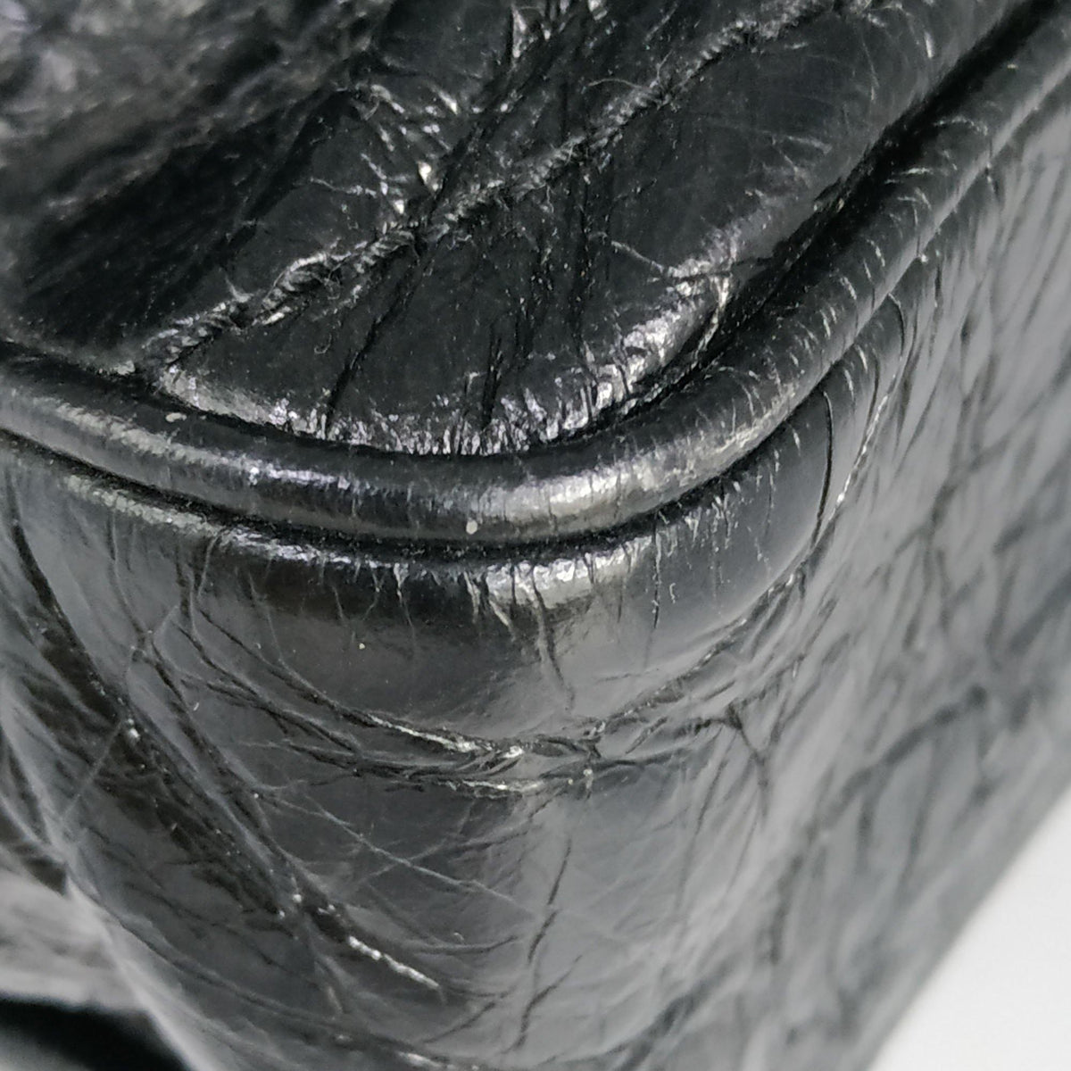 Large premium bags detail and craftsmanship close-up