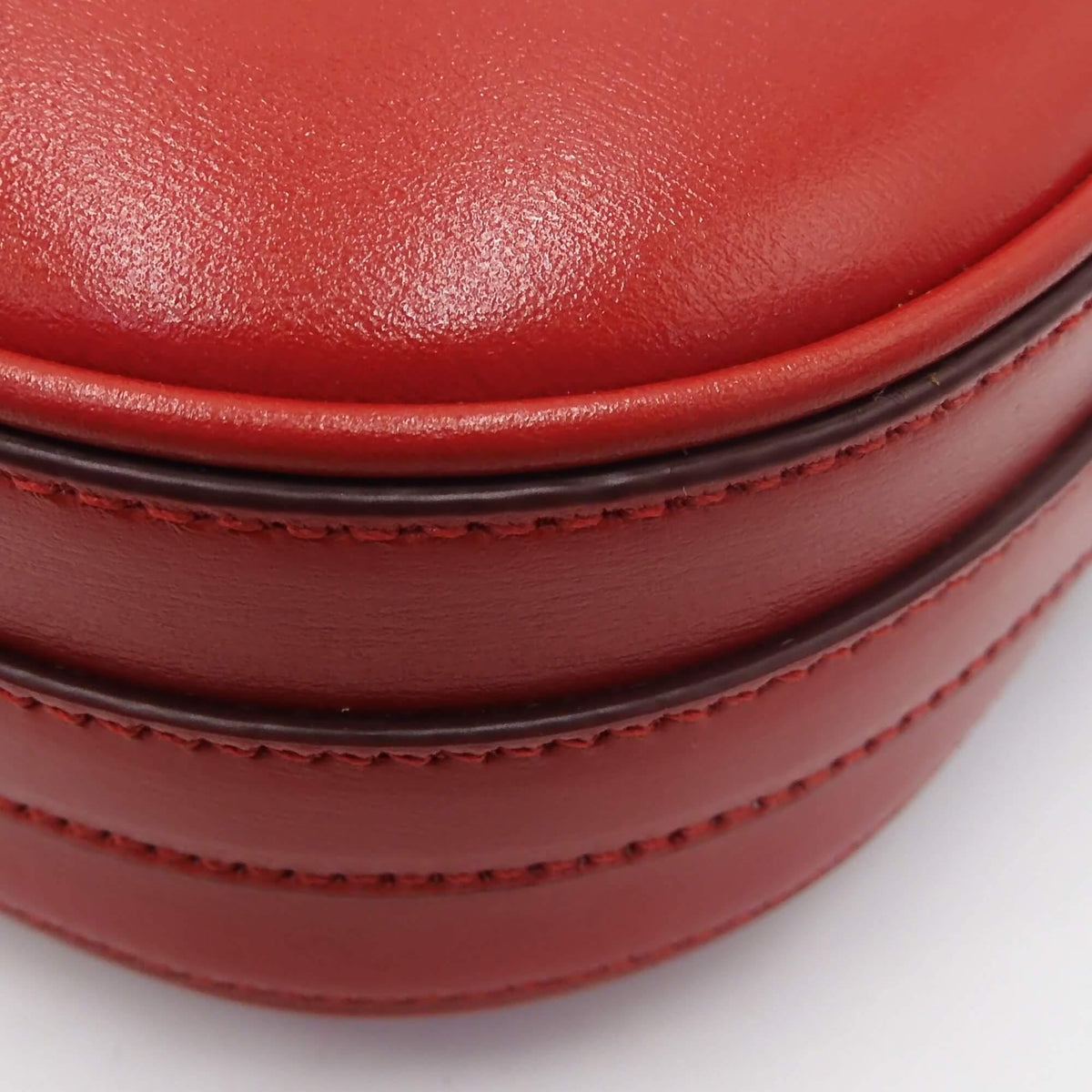 Close-up of Le bags hardware and fine stitching