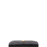 Close-up of Matelassé bags hardware and fine stitching