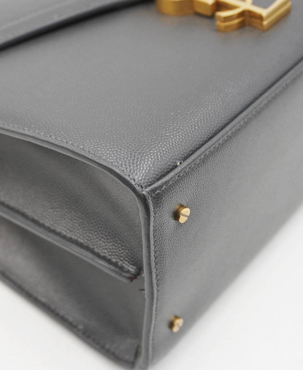 Close-up of Medium bags hardware and fine stitching