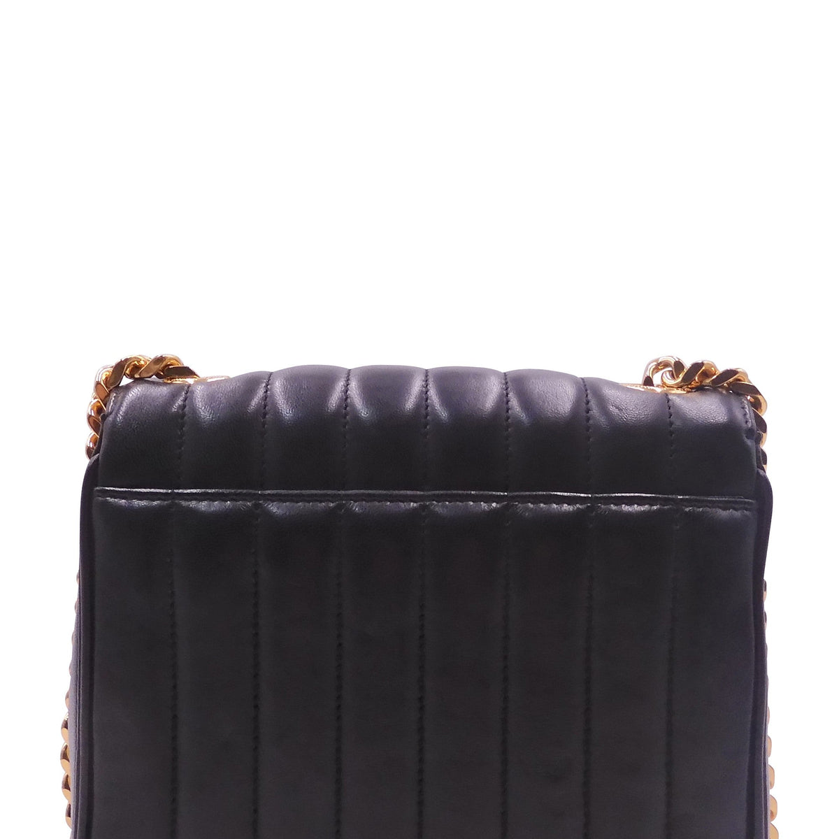 Close-up of Medium bags hardware and fine stitching