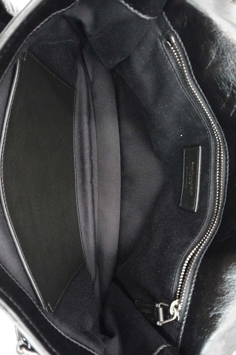 Close-up of Medium bags hardware and fine stitching
