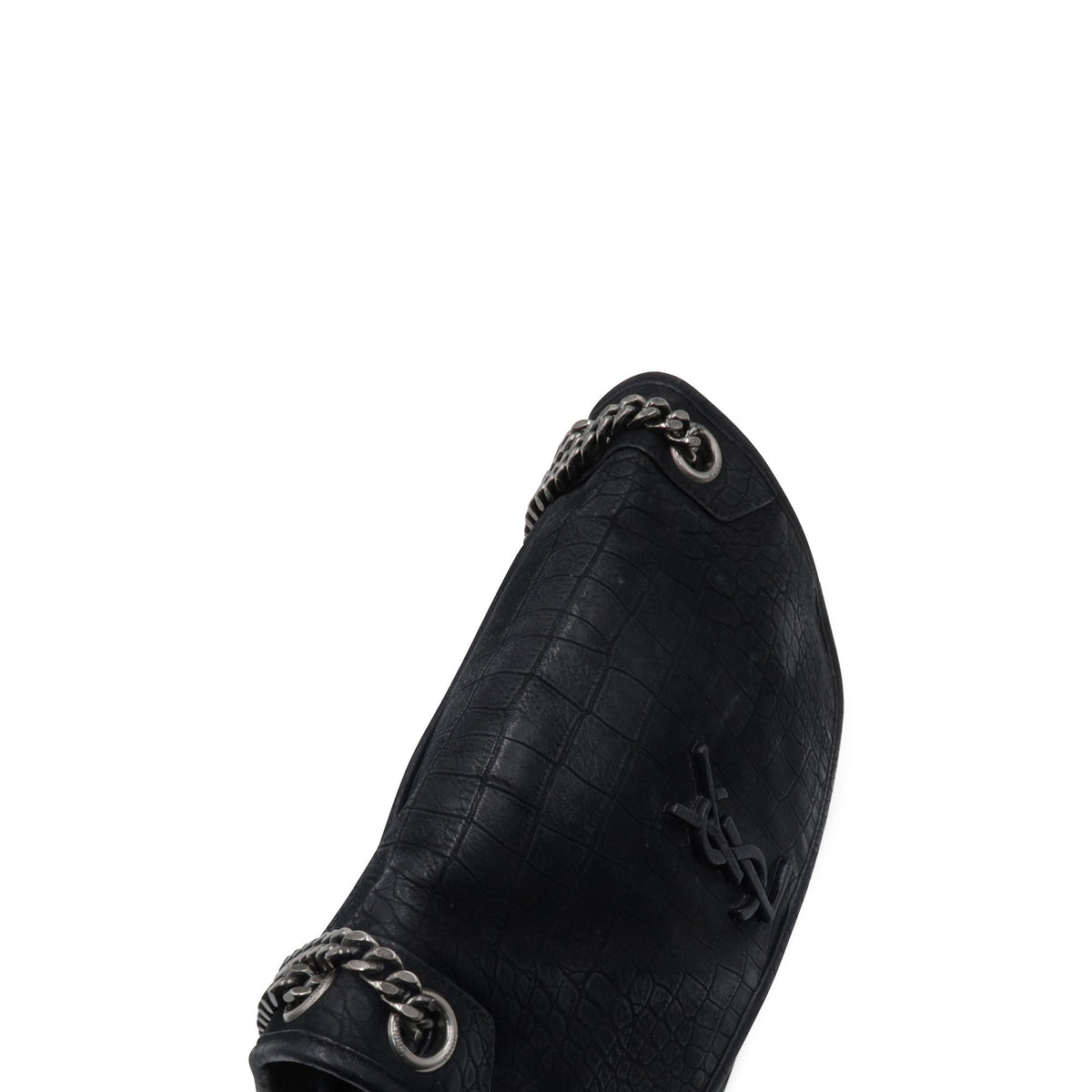 Close-up of Medium bags hardware and fine stitching