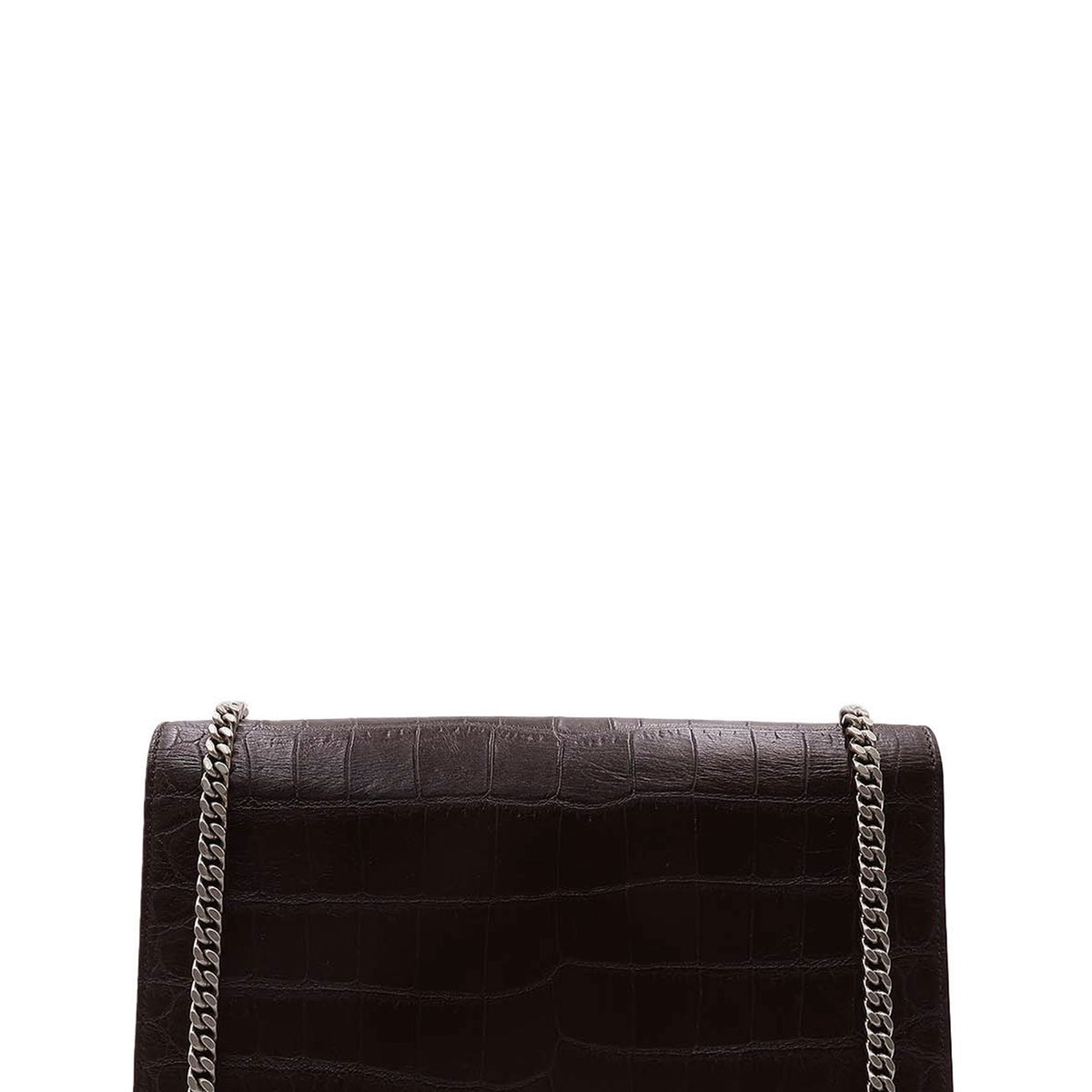 Close-up of Monogram bags hardware and fine stitching