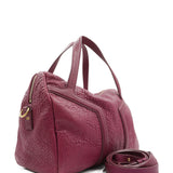 Pebbled bags side profile designer luxury fashion