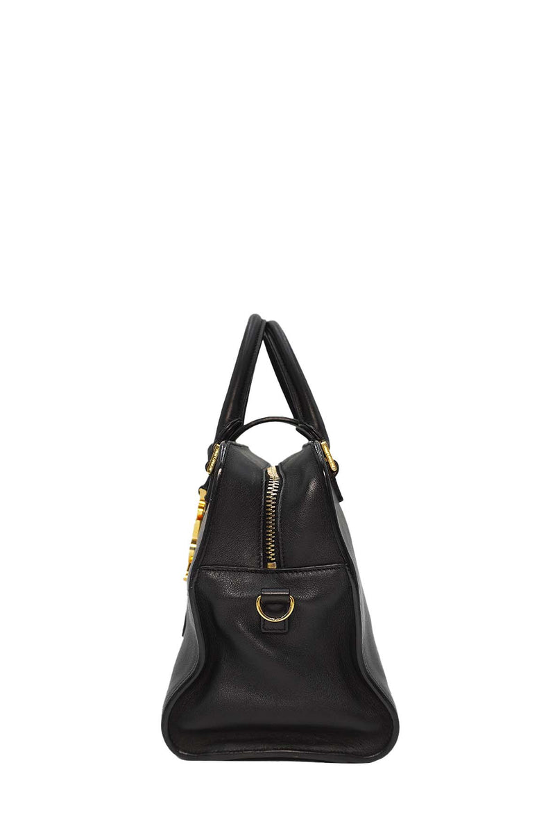 Saint Laurent Bags- Saint Laurent Baby Monogram Cabas Tote Black Luxury Designer Leather Handbag