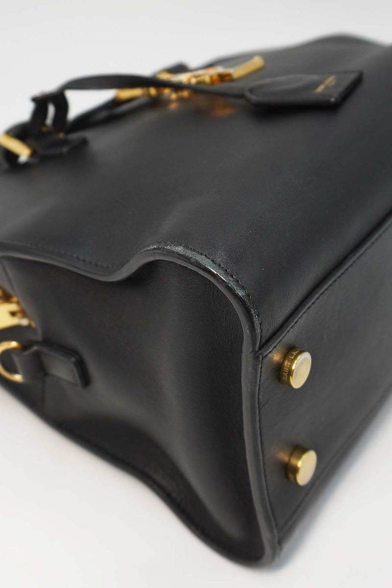 Saint Laurent Bags? Saint Laurent Baby Monogram Cabas Tote Black Premium Designer Shoulder Bag