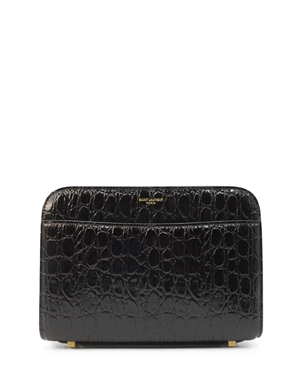Croco bags luxury designer piece front view