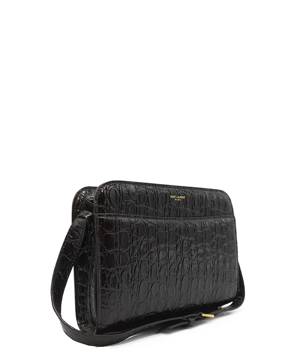 Croco premium bags detail and craftsmanship close-up