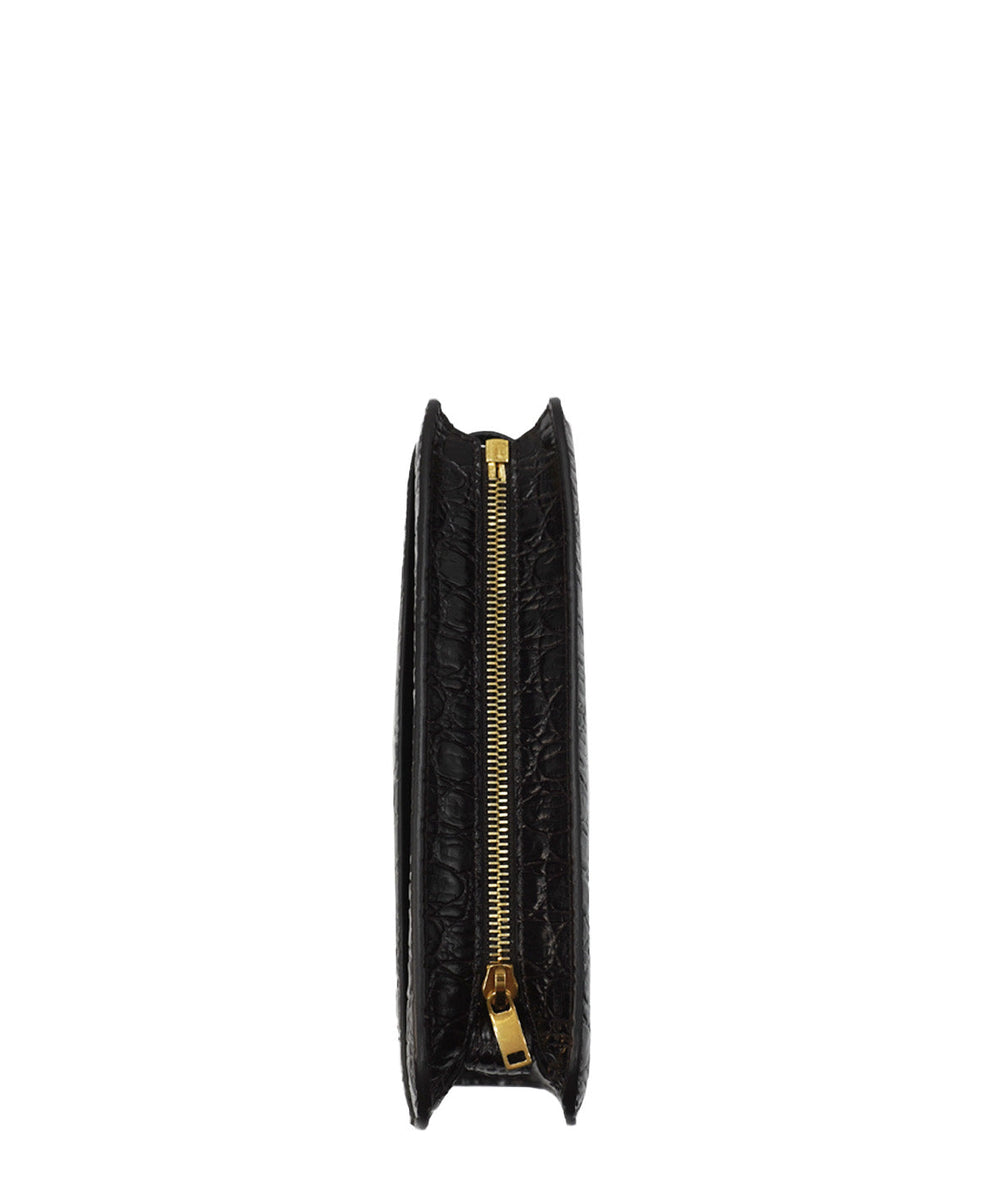 Croco premium bags detail and craftsmanship close-up