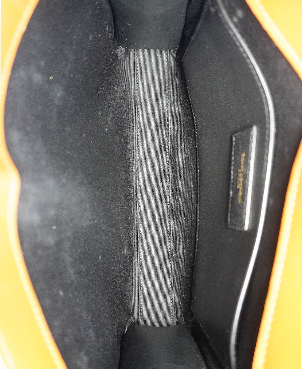 Close-up of Medium bags hardware and fine stitching