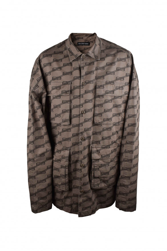 Balenciaga Tops? Balenciaga Men Cargo Shirt Premium Designer Casual Top