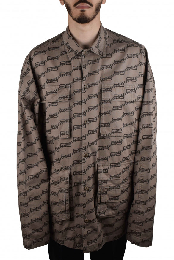 Balenciaga Tops? Balenciaga Men Cargo Shirt Premium Designer Casual Top