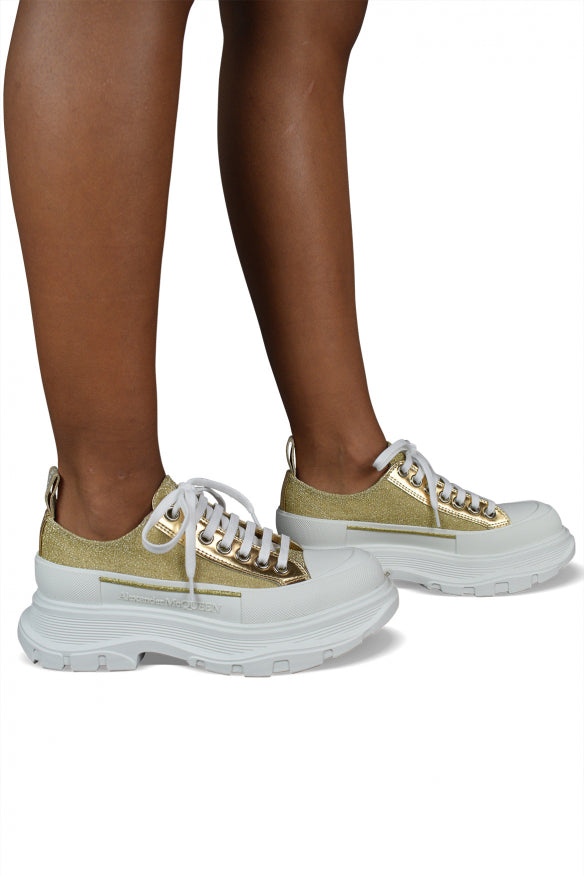 Alexander McQueen premium athletic detail and craftsmanship close-up