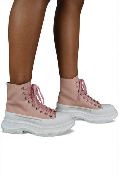 Alexander McQueen premium athletic detail and craftsmanship close-up