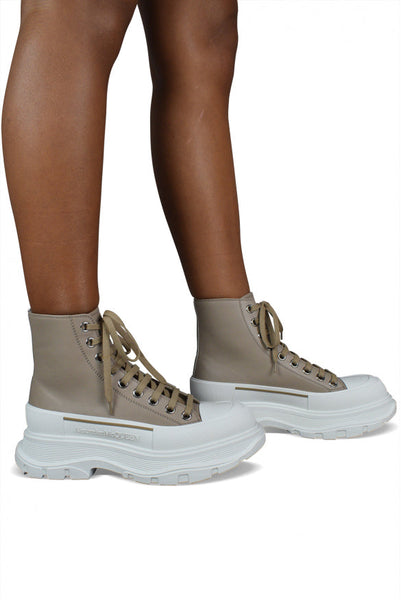 Alexander McQueen premium athletic detail and craftsmanship close-up