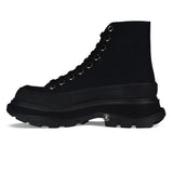 Close-up of Alexander McQueen athletic hardware and fine stitching