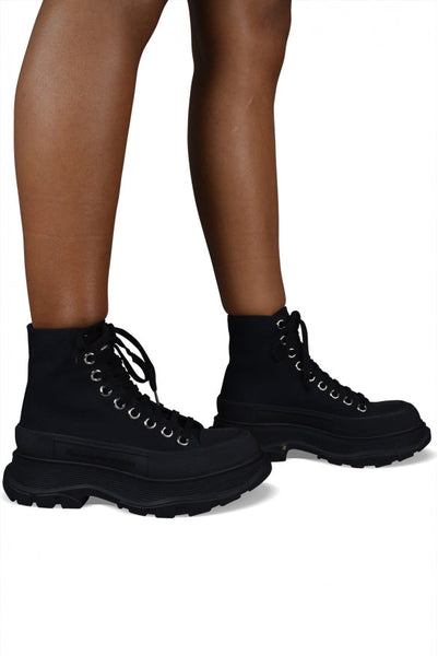 Alexander McQueen premium athletic detail and craftsmanship close-up