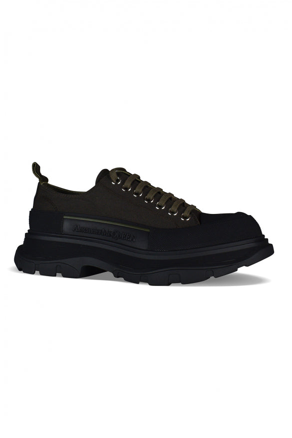 Alexander McQueen premium athletic detail and craftsmanship close-up