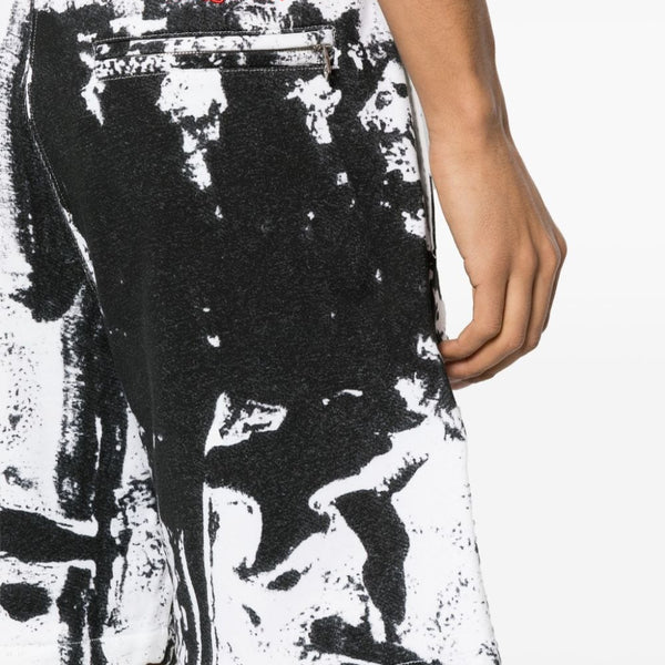 Alexander McQueen Shorts? Alexander Mcqueen Men Printed Organic Cotton Shorts Premium Designer Casual Shorts