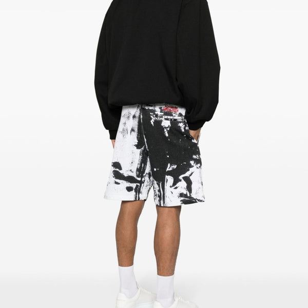 Alexander McQueen Shorts? Alexander Mcqueen Men Printed Organic Cotton Shorts Premium Designer Casual Shorts