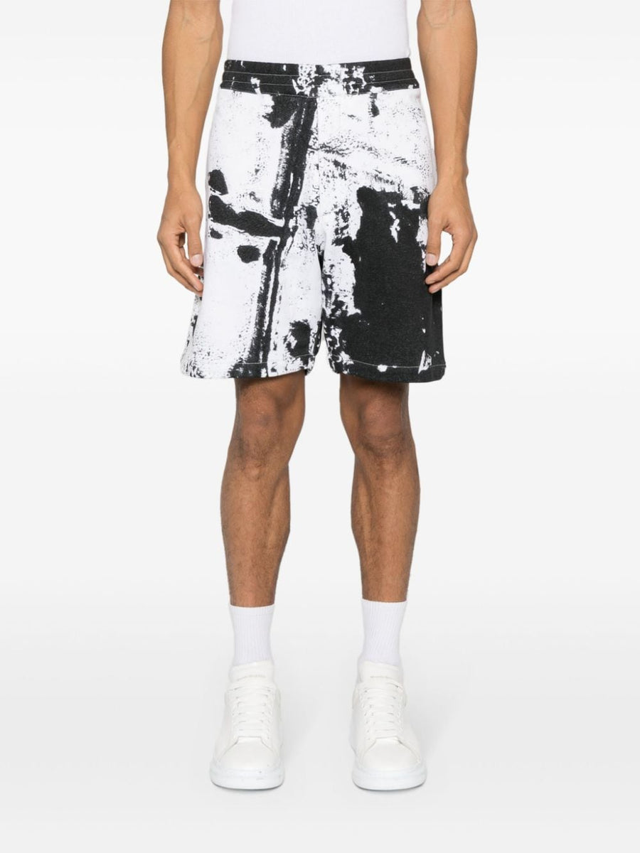 Alexander McQueen Shorts? Alexander Mcqueen Men Printed Organic Cotton Shorts Premium Designer Casual Shorts