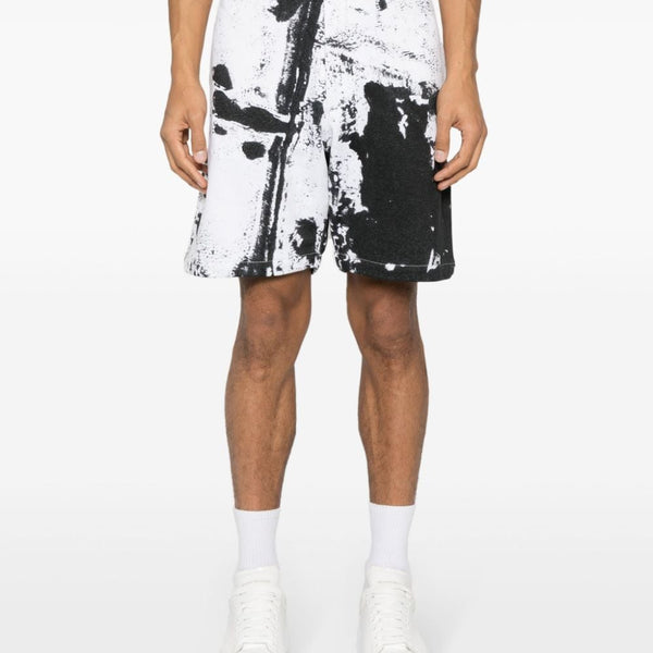 Alexander McQueen Shorts? Alexander Mcqueen Men Printed Organic Cotton Shorts Premium Designer Casual Shorts
