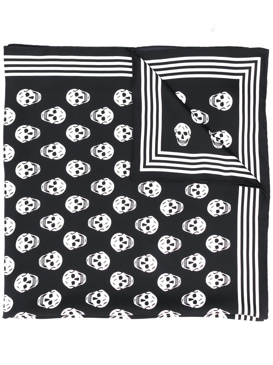 Alexander McQueen Scarves? Alexander Mcqueen Women Skull Silk Scarf Luxury Designer Silk Scarf
