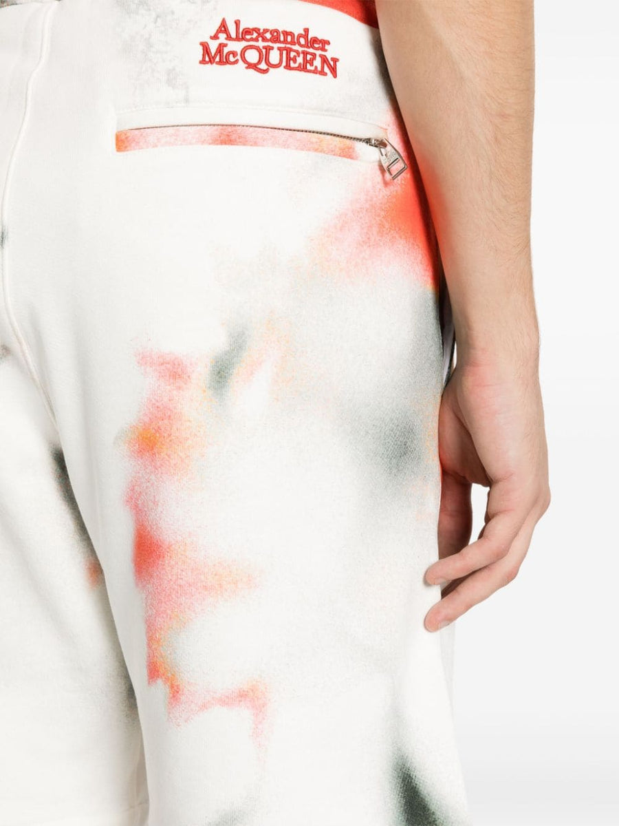 Alexander McQueen Shorts? Alexander Mcqueen Men Obscure Flower Cotton Shorts Everyday Lightweight Designer Shorts