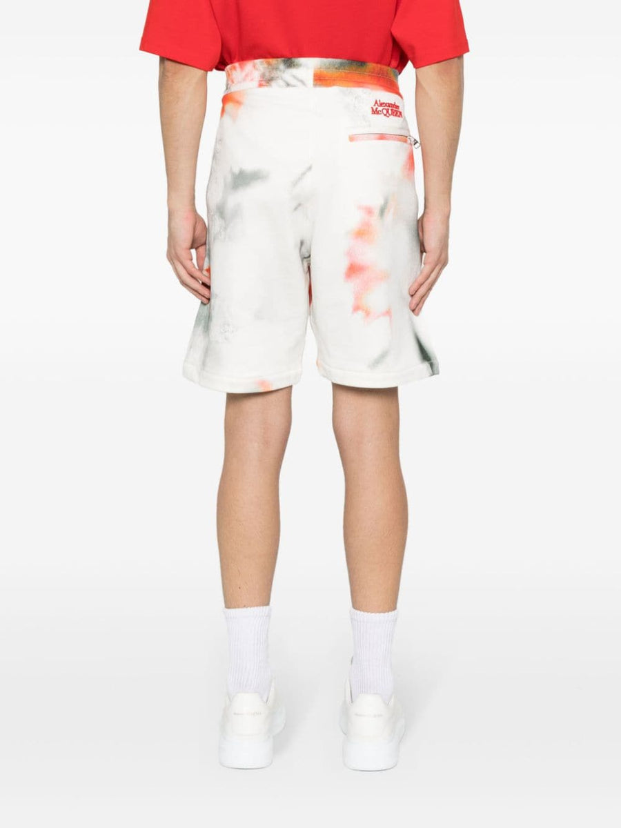 Alexander McQueen Shorts? Alexander Mcqueen Men Obscure Flower Cotton Shorts Everyday Lightweight Designer Shorts
