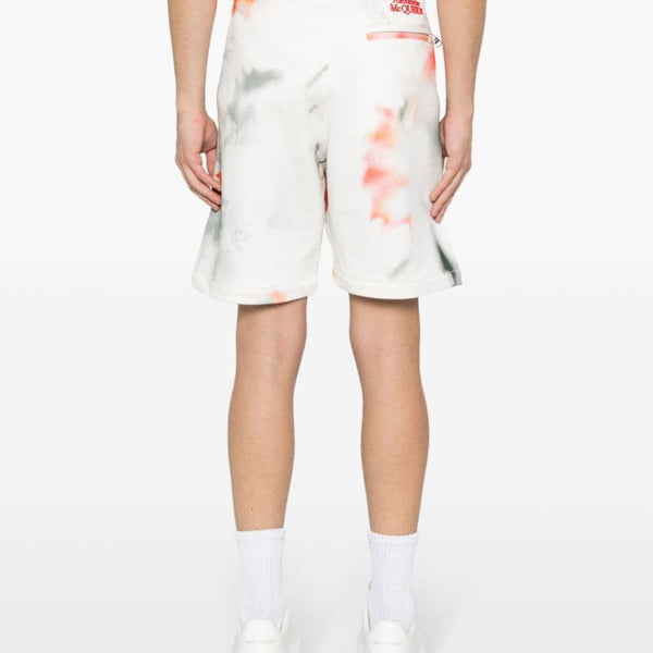 Alexander McQueen Shorts? Alexander Mcqueen Men Obscure Flower Cotton Shorts Everyday Lightweight Designer Shorts