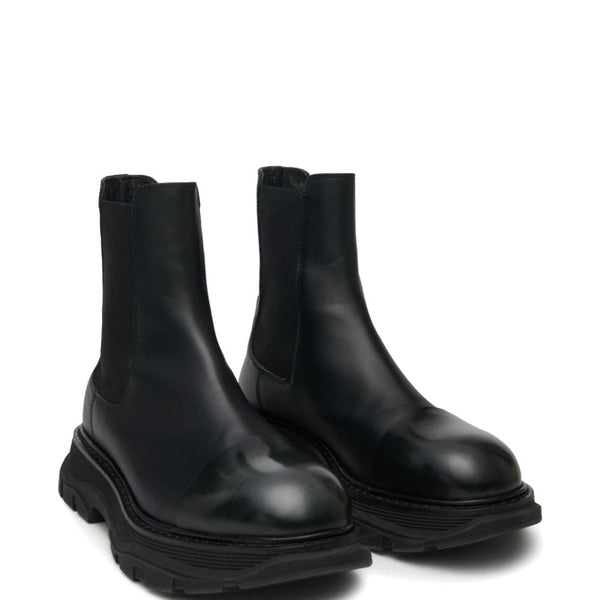 Alexander McQueen Shoes? Alexander Mcqueen Men Leather Chelsea Boots Comfortable Everyday Designer Shoes