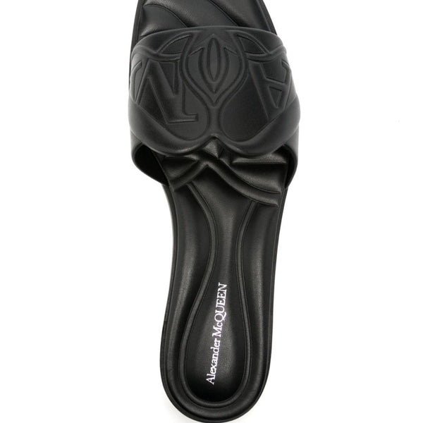 Alexander McQueen Shoes? Alexander Mcqueen Women Seal Leather Flat Sandals Premium Designer Casual Shoes