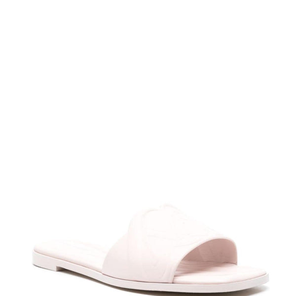 Alexander McQueen Shoes? Alexander Mcqueen Women Leather Flat Sandals Luxury Lifestyle Designer Footwear