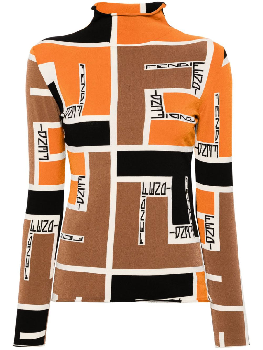 Fendi sweaters & pullovers luxury designer piece front view