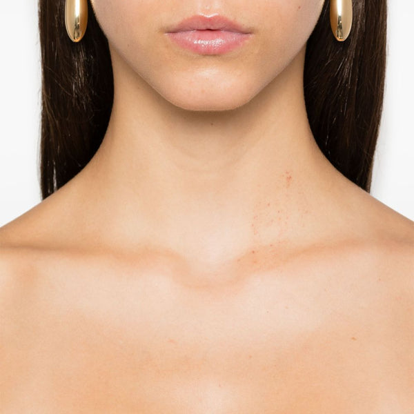 Bottega Veneta Jewellery? Bottega Veneta Women Ellipse Silver Earrings Elegant Everyday Fine Jewellery