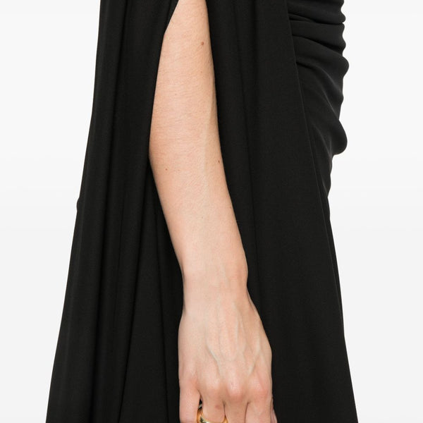 Bottega Veneta Dresses? Bottega Veneta Women Draped Midi Dress Chic Everyday Designer Dress