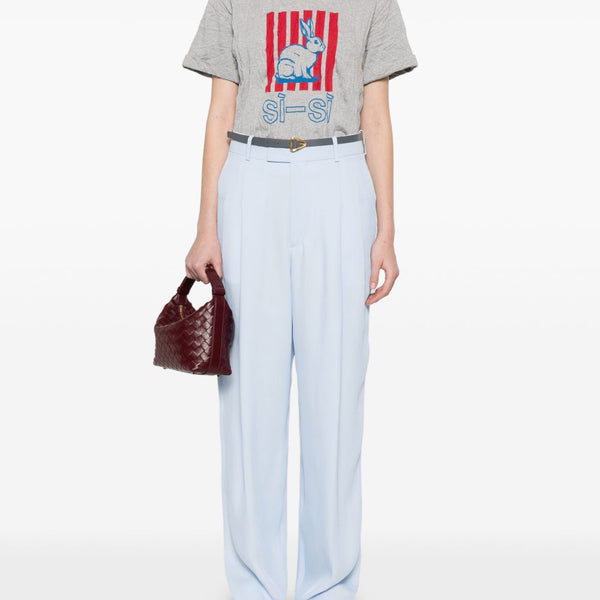Bottega Veneta premium pants detail and craftsmanship close-up