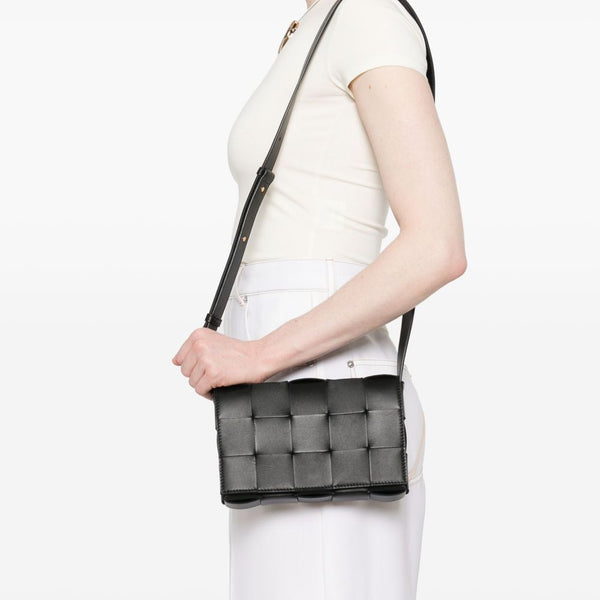 Bottega Veneta Bags? Bottega Veneta Women Cassette Classic Leather Crossbody Bag Premium Designer Shoulder Bag