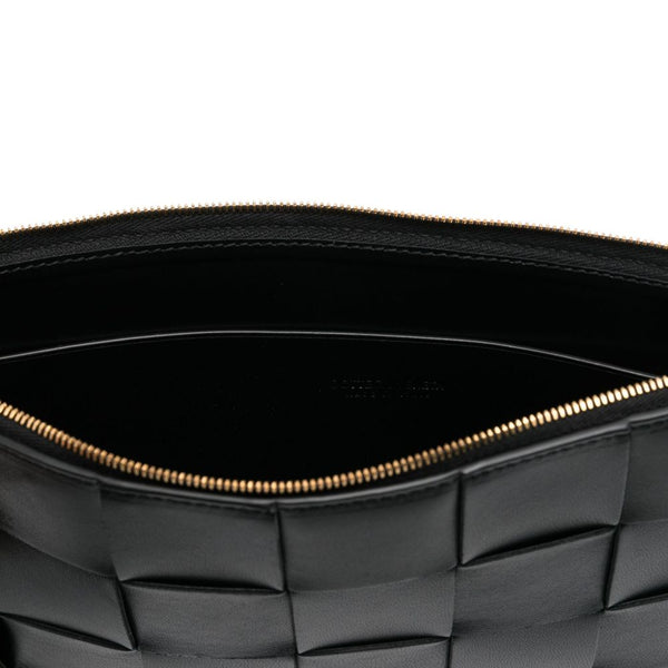 Bottega Veneta Bags? Bottega Veneta Women Cassette Medium Leather Pouch Luxury Designer Leather Handbag