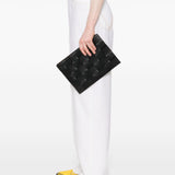 Close-up of Bottega Veneta miscellaneous hardware and fine stitching