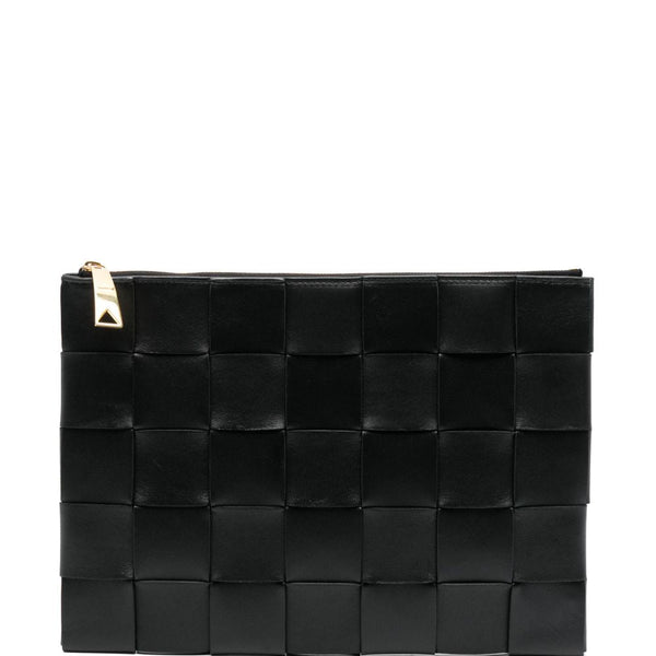Bottega Veneta Bags? Bottega Veneta Women Cassette Medium Leather Pouch Luxury Designer Leather Handbag