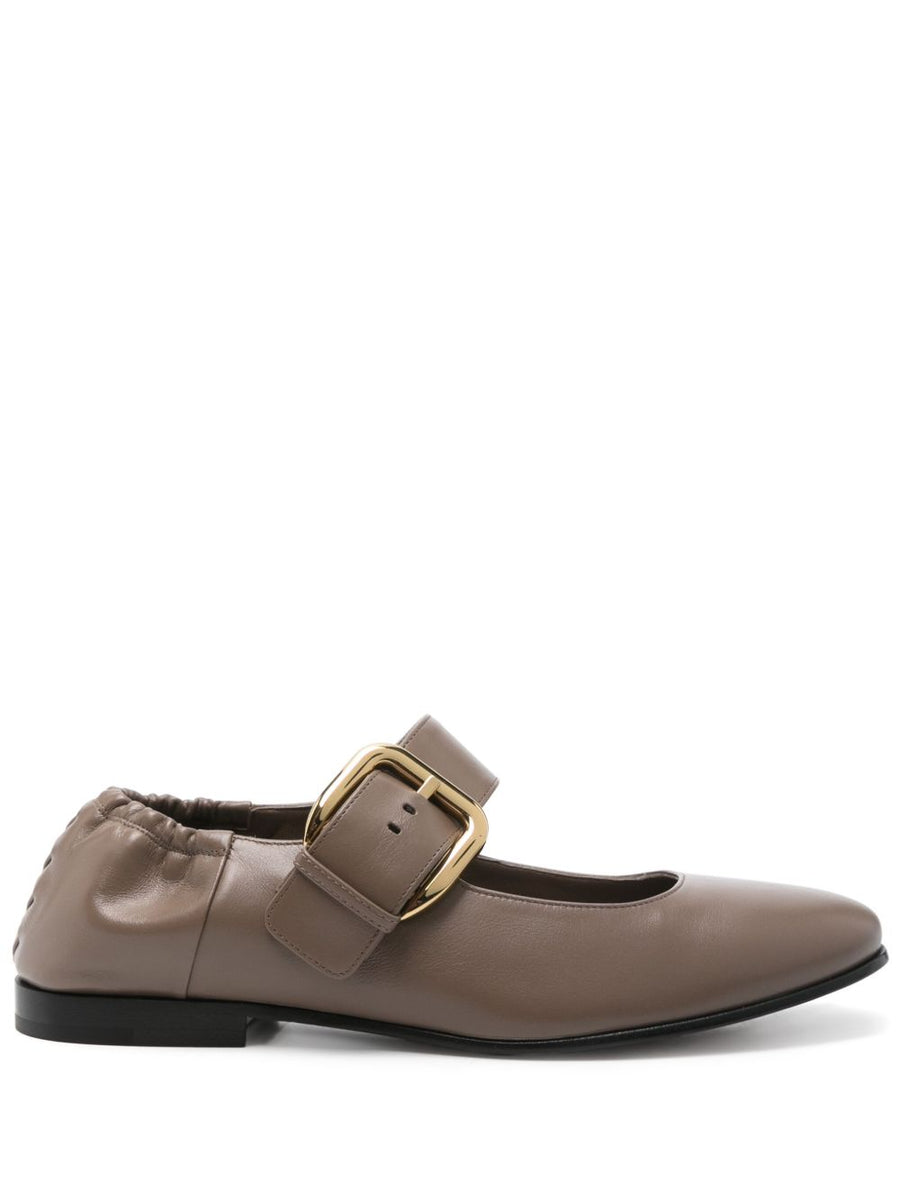 Bottega Veneta flats luxury designer piece front view