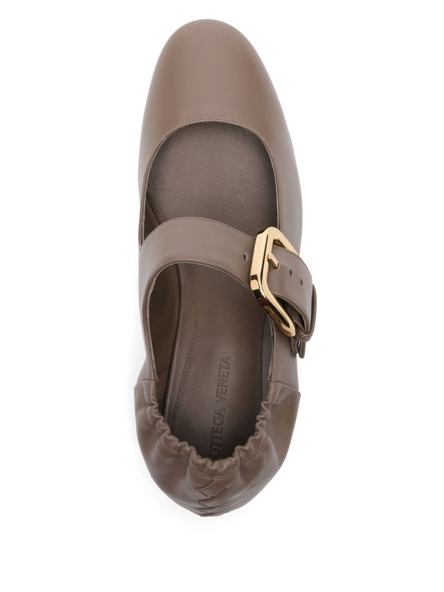 Bottega Veneta Shoes Bottega Veneta Women Astaire Leather Ballets Luxury Lifestyle Designer Footwear
