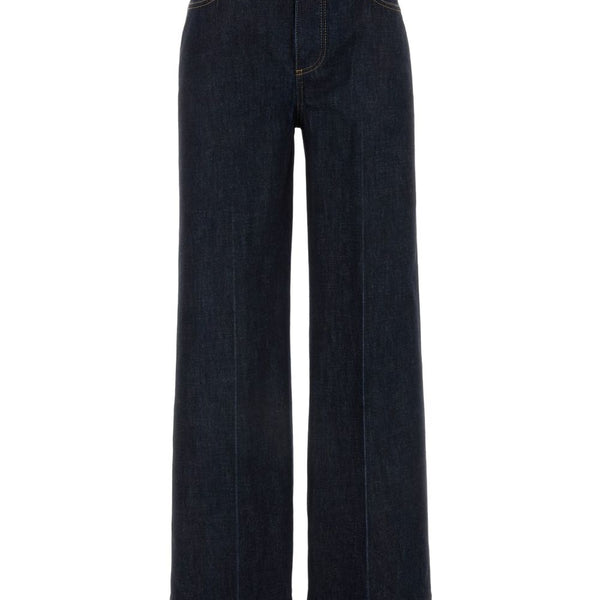 Bottega Veneta Jeans? Bottega Veneta Women Flared-Leg Denim Jeans Classic Everyday Designer Jeans