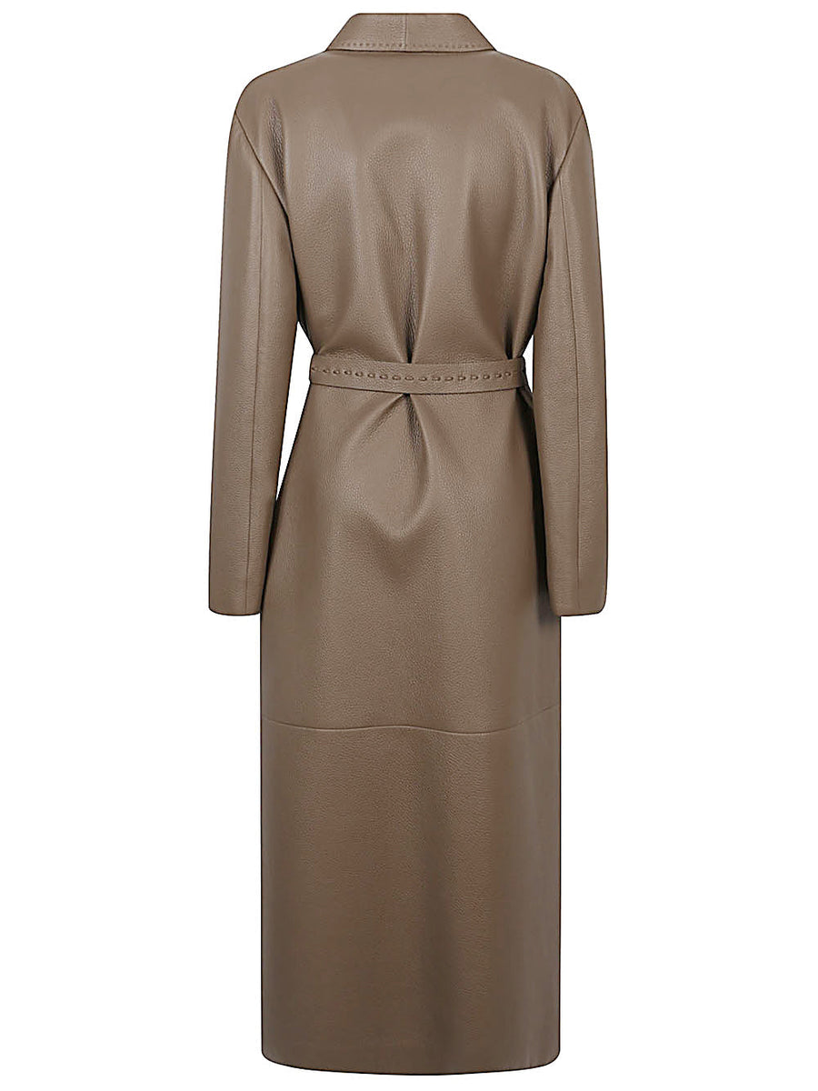 Fendi premium coats detail and craftsmanship close-up